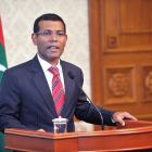 El presidente de Maldivas, Mohamed Nashid.