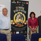 Luis Miguel Alonso, Jesús Celis, Victorina Alonso, Ángel Cimadevilla y Mercedes González, en la presentación del festival.