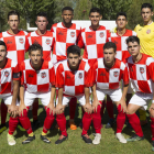 Formación del equipo del Puente Castro que colidera la clasificación de la Liga Nacional. FERNANDO OTERO