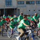 Marcha cicloturista del día de la ciudad sin mi coche del año anterior.