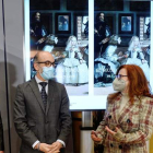 El presidente de la Fundación Iberdrola, el consejero de Cultura y la coordinadora de educación del Museo del Prado. NACHO GALLEGO