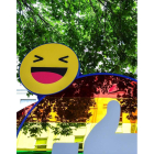 Detalle de un icono de Facebook en Silicon Valley. PETE MCLAINE