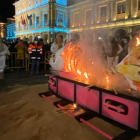 El entierro de la sardina en San Marcelo esta noche puso fin al carnaval 2022. RAMIRO