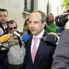 El ex alcalde de Boadilla del Monte, Arturo González Panero, a su llegada al TSJ de Madrid.