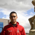 Pablo Arronte, santanderino en la élite del judo, se agarra también al cinto de la lucha.