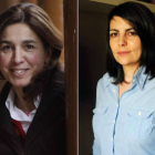 La alcaldesa, Ana Rosa Sopeña (izquierda) y Verónica Sutil, que ayer presentó su renuncia.
