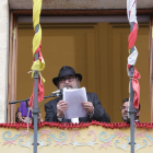 García Trapiello, durante su intervención en el pregón. SECUNDINO PÉREZ