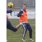 Iván Moreno, durante un entrenamiento.