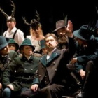 Una escena de la obra de Carl Weber que esta noche representa la Ópera de Cámara de Varsovia.