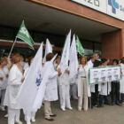 Concentración en el Hospital del Bierzo.