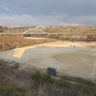 Los campos de fútbol Ramón Martínez, en Ponferrada.