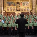Imagen del coro de los puericantores, al que el deán prohibió cantar el pasado domingo