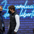 Toni Cantó asiste a la inauguración del Congreso de Nuevas Generaciones del PP en Madrid. DAVID FERNÁNDEZ