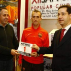Sergio con Cueto y Florentino García, subdirector de El Corte Inglés