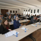 Imagen de los participantes ayer en la jornada organizada por Ferduero. RAMIRO