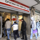 Oficina de empleo de Madrid, en una imagen de archivo.