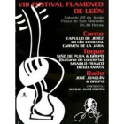 Cartel anunciador del Festival Flamenco de León