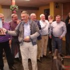 Un momento de la cena navideña celebrada en León. DL