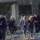 La televisión rusa muestra a numerosas personas heridas en el atentado terrorista en Grozni