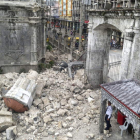 Imagen de una de las zonas devastadas por el terremoto.
