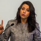 Inés Arrimadas, en el Parlament.