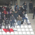 La imagen recoge las fuertes medidas de seguridad adoptadas en octubre de 2006 con motivo de un Cultural-Burgos.