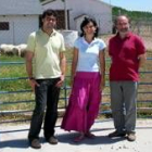 Los investigadores Gonzalo Hervas, Natalia Castañares y Jesús S. Gonzalez