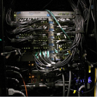 Interior del supercomputador "Caléndula", en la ULE