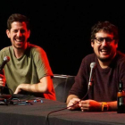 Ignasi Taltavull y Tomás Fuentes durante el show. LA RUINA