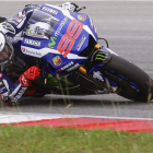 Jorge Lorenzo, durante los primeros entrenamientos de pretemporada.