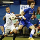 David Luiz, el central brasileño del Chelsea, durante un amistoso frente al Inter Milan.