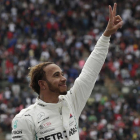 Hamilton gana el Mundial de Fórmula 1 por quinta vez.