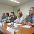 Miguel Fernández, María Antonia García, Ángel Penas, María Jesús Mures y Lázaro Rodríguez