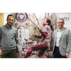 Morán y López Benito en la presentación de la Farinato Race. DL
