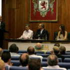 Villarig con algunos de los participantes en el congreso.
