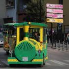 El trenecito recorrerá Ponferrada hasta el 19 de septiembre.