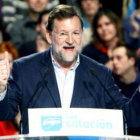 Rajoy acudió a Irún para respaldar la candidatura de Basagoiti a las elecciones vascas