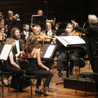 Un concierto de La Orquesta Sinfónica de Castilla y León, que ahora selecciona nuevos talentos para su formación. FERNANDO OTERO