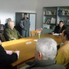 El jefe de Agricultura, Fidentino Reyero, durante la reunión de ayer en Villablino.