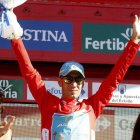 Nibali retomó el liderato de la prueba pese a sufrir la picadura de una avispa en la cara.