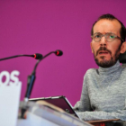 El secretario de Organización y Programa de Podemos, Pablo Echenique.