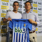 La Deportiva dio oficialidad al fichaje de Abel Moreno con el acto de presentación. L. DE LA MATA