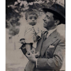 García Arias, alcalde de Ponferrada en 1936, con su hijo José Luis. DL