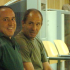 Parot, a la izquierda, junto a Txikierdi durante un juicio. JUAN M. ESPINOSA