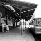 Andenes de la estación de Matallana, un punto referente de la historia de León. ARCHIVO