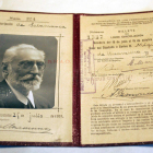 Documentos personales de Miguel de Unamuno en la casa museo de Salamanca.