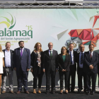 Foto de familia de los representantes de las Diputaciones de Castilla y León, ayer, en Salamanca.