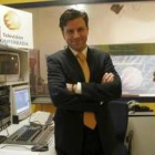 El nuevo director, Raúl Rodríguez, ayer en Televisión de Ponferrada