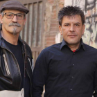 Lorenzo Blanco y Marcos de Matos, ayer en León. RAMIRO