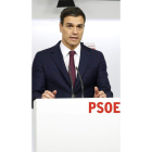 El secretario general del PSOE, Pedro Sánchez.
